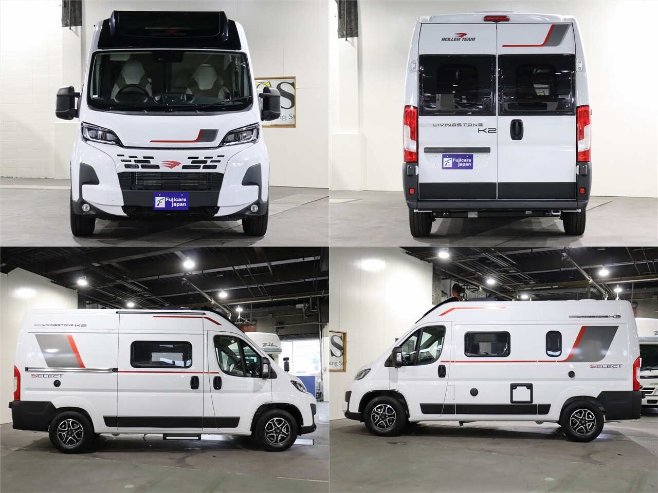 キャンピングカー バンコン ﾃﾞｭｶﾄ　ﾛｰﾗｰﾁｰﾑ　ﾘﾋﾞﾝｸﾞｽﾄｰﾝK2　新車