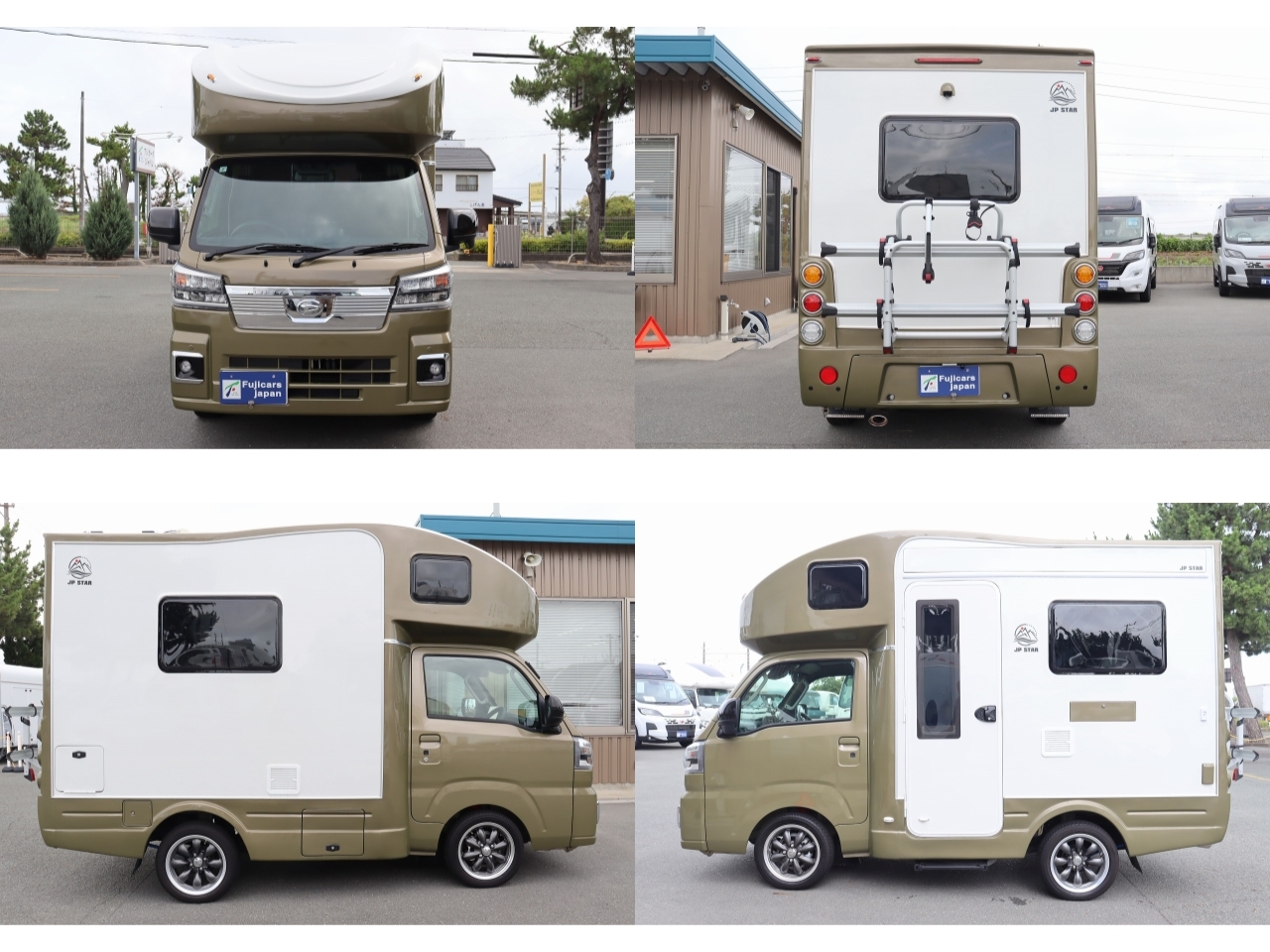 キャンピングカー 軽キャンパー ﾊｲｾﾞｯﾄ JPｽﾀｰ ﾊｯﾋﾟｰ1ﾌﾟﾚﾐｱﾑ 4WD