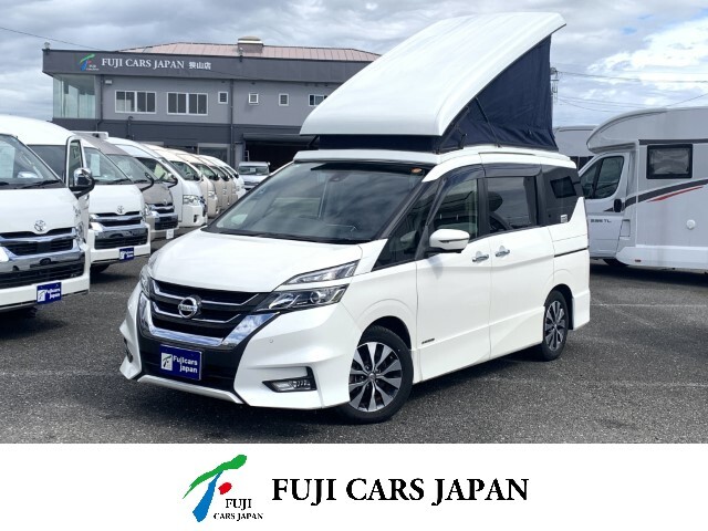 キャンピングカー バンコン セレナ ピーズクラフト P-SVポップUPルーフ