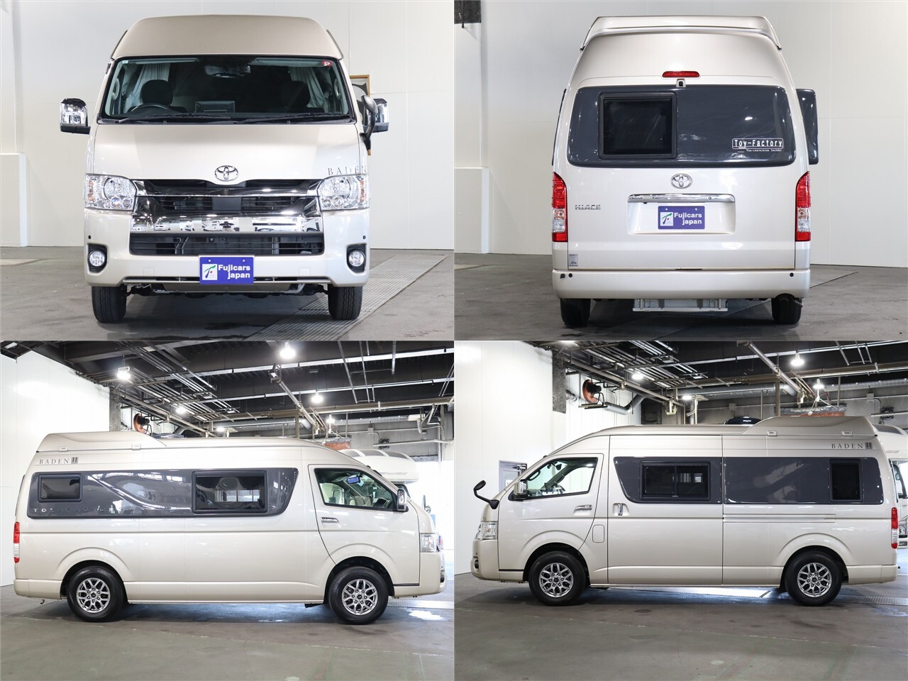 キャンピングカー バンコン ﾊｲｴｰｽ ﾄｲﾌｧｸﾄﾘｰ ﾊﾞｰﾃﾞﾝｸﾞﾗﾝﾃﾞ4WD