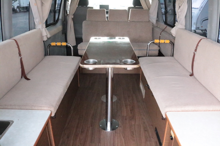 キャンピングカー バンコン ﾊｲｴｰｽ ﾃｯﾂRV製　ｵﾘｼﾞﾅﾙ　FF　電子ﾚﾝｼﾞ　