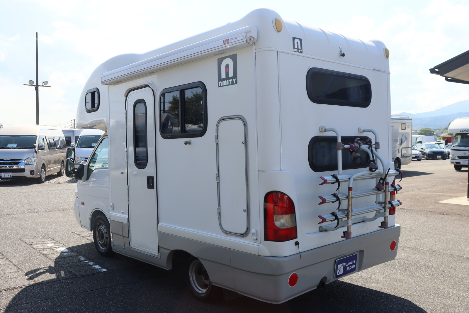 キャンピングカー キャブコン ﾎﾞﾝｺﾞ AtoZ ｱﾐﾃｨ  FFﾋｰﾀｰ ｿｰﾗｰP