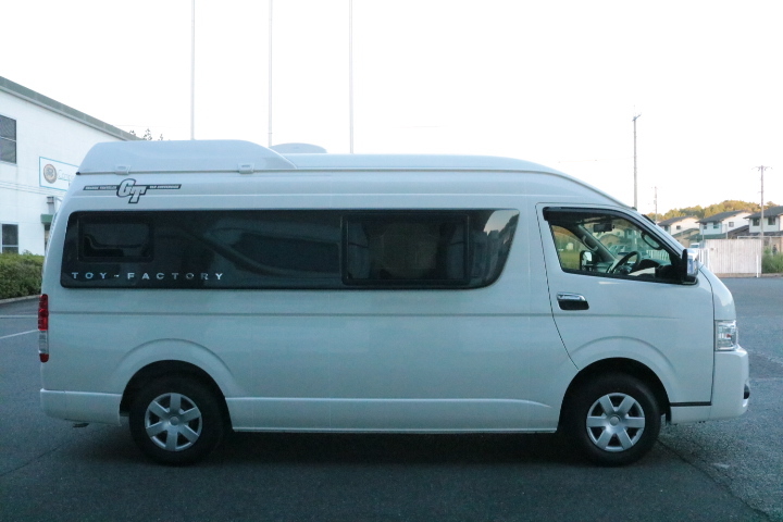 キャンピングカー バンコン ﾊｲｴｰｽ ﾄｲﾌｧｸﾄﾘｰ GT 4WD 家庭用ｴｱｺﾝ