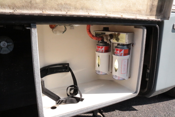 キャンピングカー キャブコン ｶﾑﾛｰﾄﾞ ﾊﾞﾝﾃｯｸ ｼﾞﾙ520　家庭用ｴｱｺﾝ　F