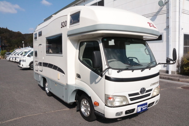 キャンピングカー キャブコン ｶﾑﾛｰﾄﾞ ﾊﾞﾝﾃｯｸ ｼﾞﾙ520　家庭用ｴｱｺﾝ　F