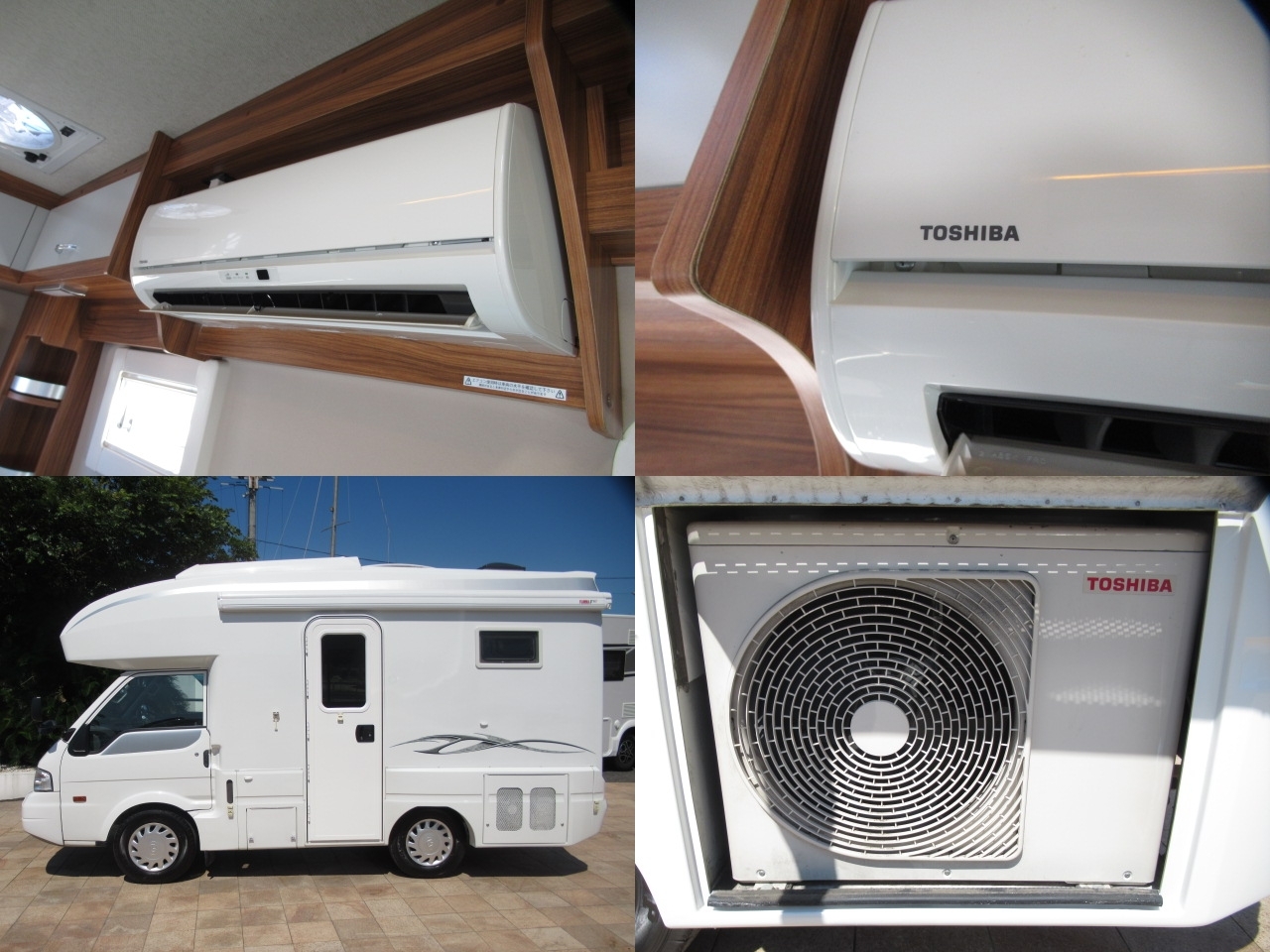 キャンピングカー キャブコン ﾎﾞﾝｺﾞ ﾛｰﾀｽRV ﾏﾝﾎﾞｳｲﾌﾞ 家庭用ｴｱｺﾝ