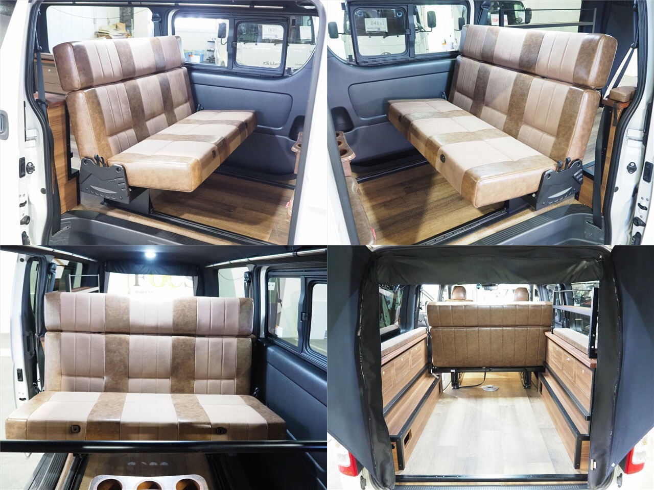 キャンピングカー バンコン ﾊｲｴｰｽ ﾌﾚｯｸｽ FD-BOX V07-N 4WD