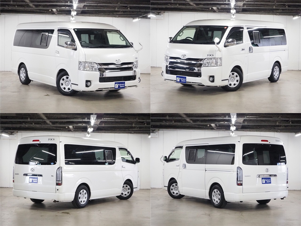 キャンピングカー バンコン ﾊｲｴｰｽ FOCS DS-F 4WD　FF　DC冷蔵庫