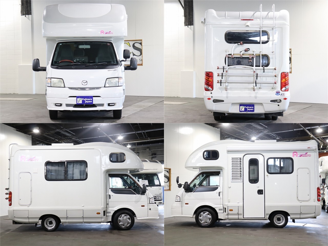 キャンピングカー キャブコン ﾎﾞﾝｺﾞ AtoZ ｱﾐﾃｨ4WD　ｳｲﾝﾄﾞｴｱｺﾝ　FF