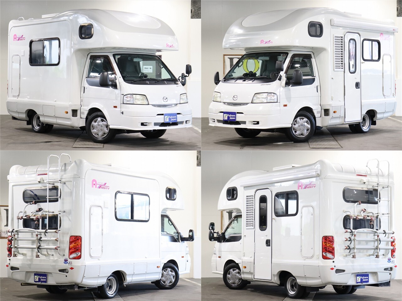キャンピングカー キャブコン ﾎﾞﾝｺﾞ AtoZ ｱﾐﾃｨ4WD　ｳｲﾝﾄﾞｴｱｺﾝ　FF