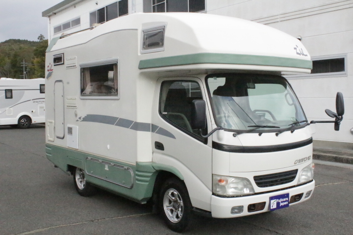 キャンピングカー キャブコン ｶﾑﾛｰﾄﾞ ﾊﾞﾝﾃｯｸ ｼﾞﾙ　FF　冷蔵庫　ﾎﾞｲﾗｰ