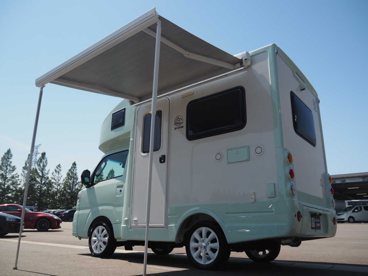 キャンピングカー 軽キャンパー ﾊｲｾﾞｯﾄ JPｽﾀｰ ﾊｯﾋﾟｰ1+ 4WD 5MT
