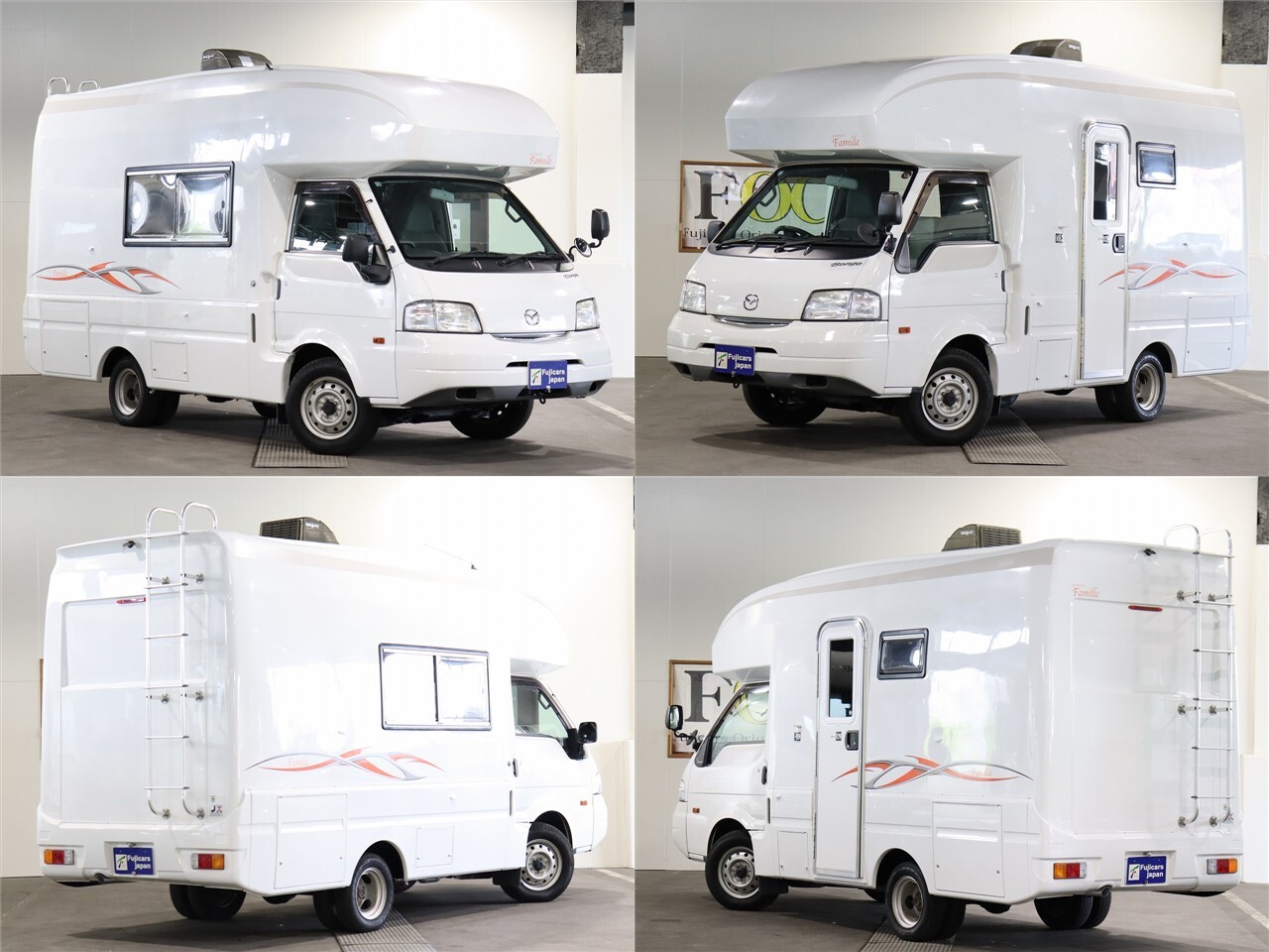 キャンピングカー キャブコン ﾎﾞﾝｺﾞ ﾛｰﾀｽRV ﾏﾝﾎﾞｳﾌｧﾐｰﾕ 4WD