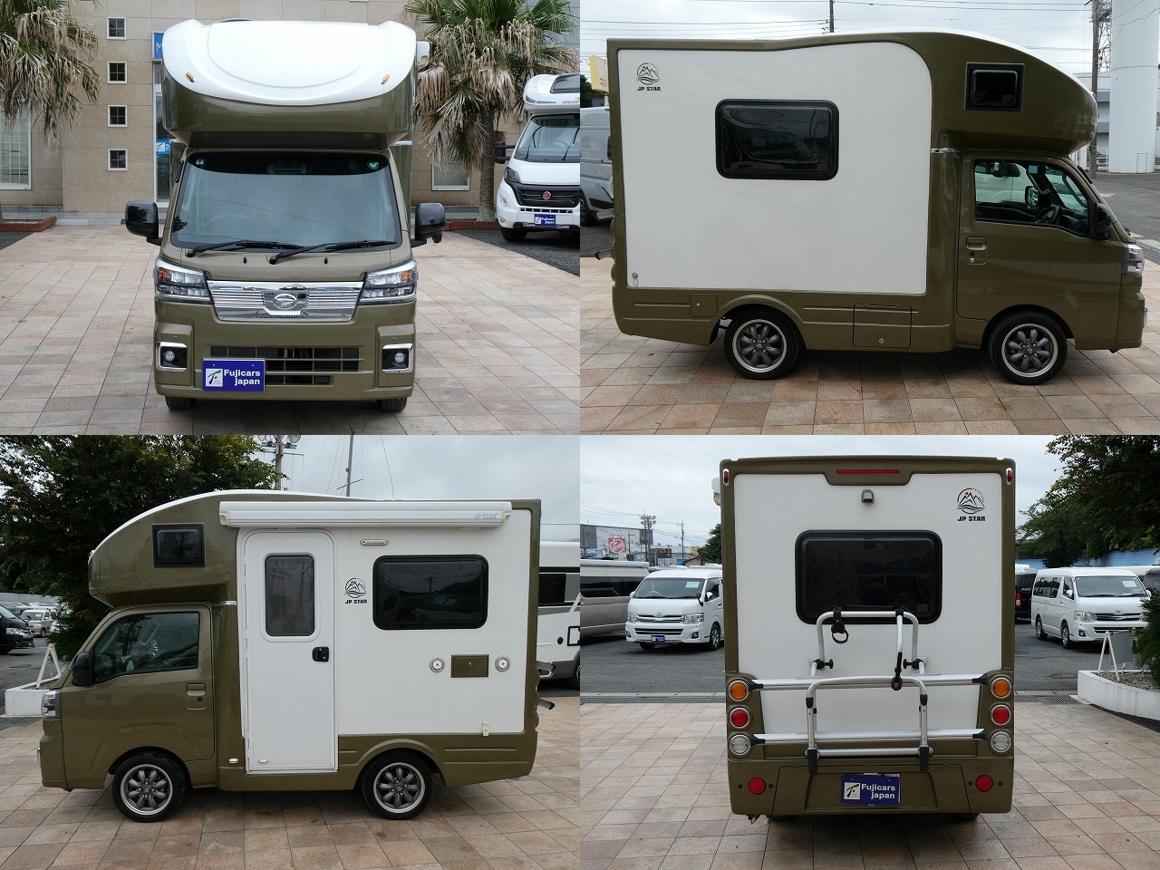 キャンピングカー 軽キャンパー JPｽﾀｰ ﾊｯﾋﾟｰ1+ 4WD　DCｸｰﾗｰ　冷蔵庫