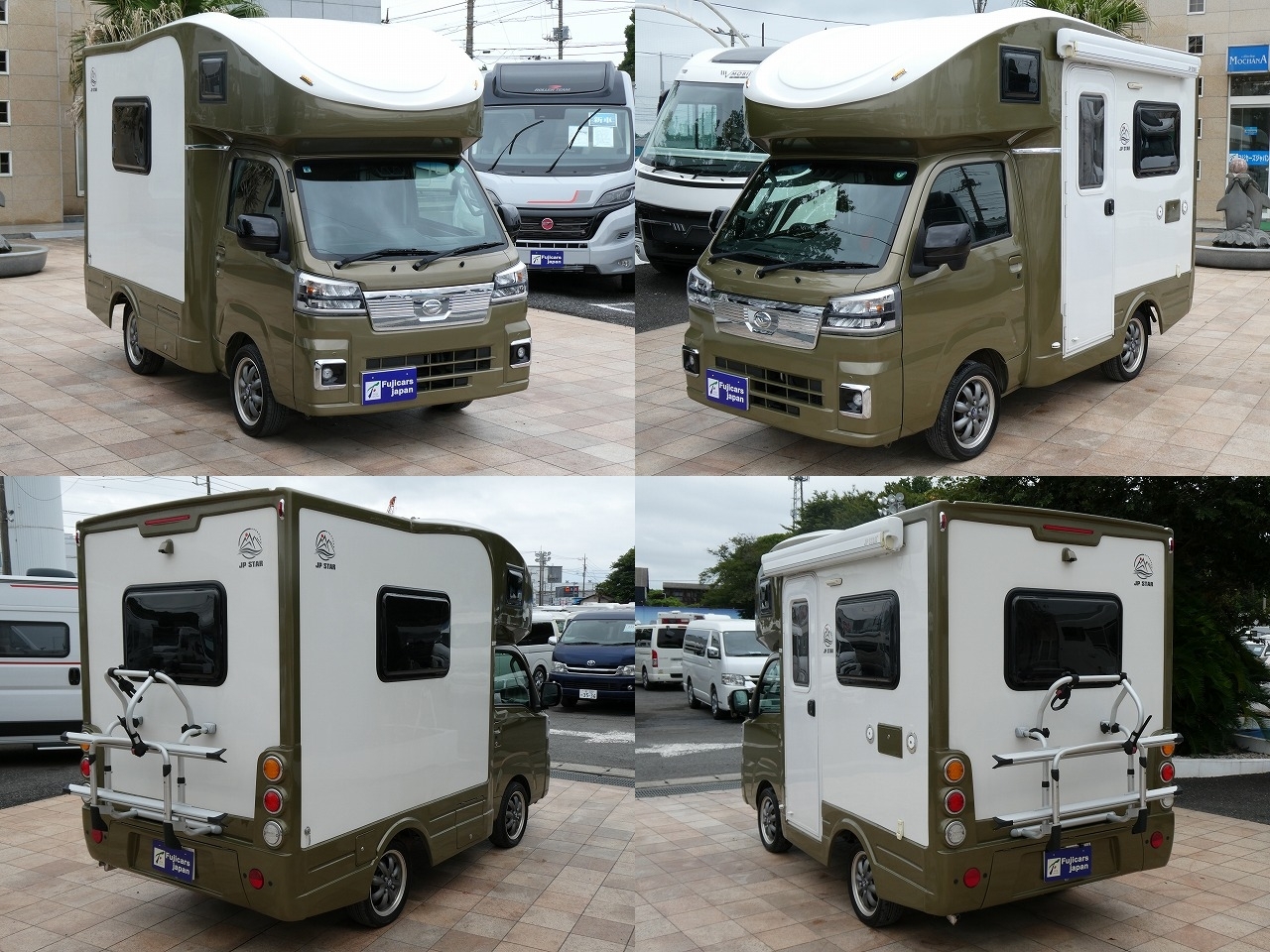 キャンピングカー 軽キャンパー JPｽﾀｰ ﾊｯﾋﾟｰ1+ 4WD　DCｸｰﾗｰ　冷蔵庫