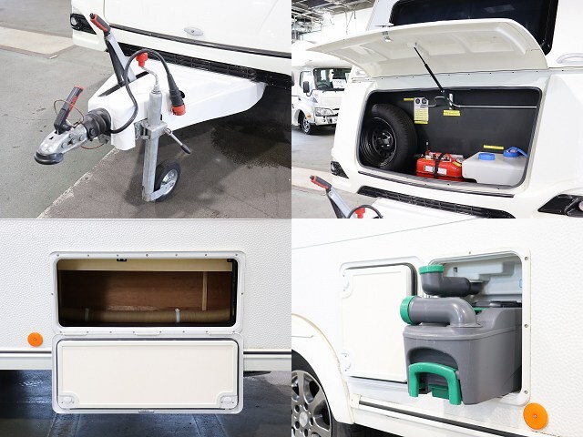 キャンピングカー トレーラー ﾄﾘｶﾞﾉ ｴﾒﾛｰﾄﾞ376V　けん引免許不要
