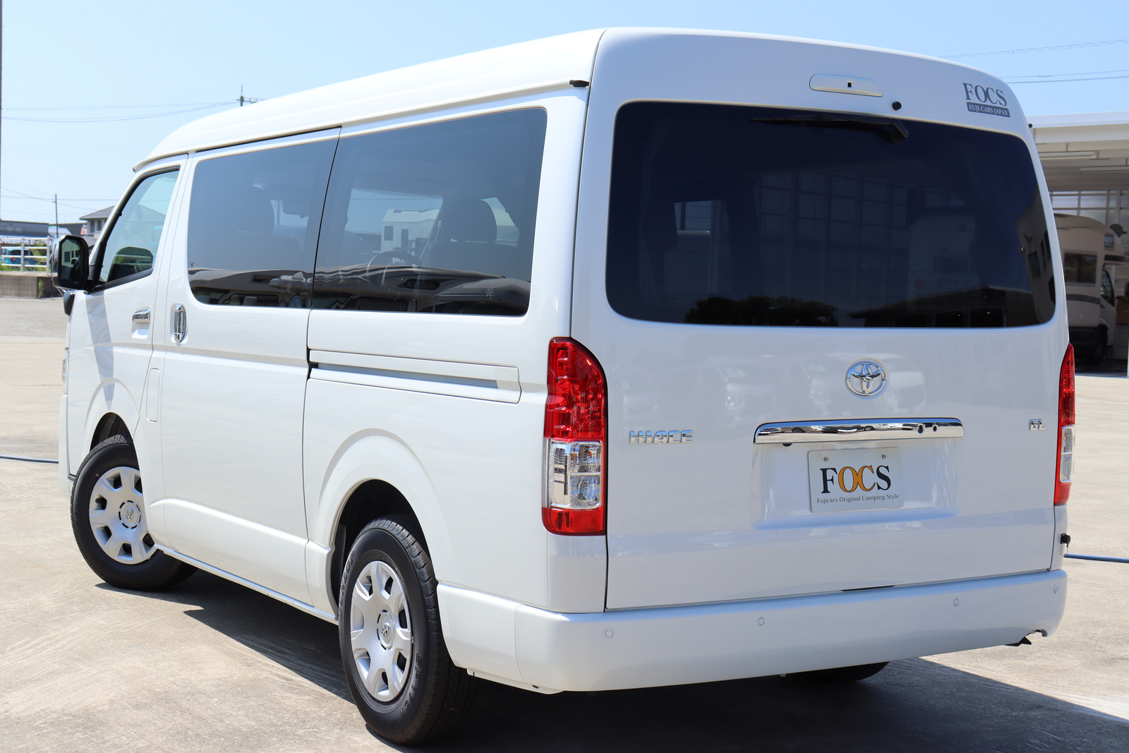 キャンピングカー バンコン ﾊｲｴｰｽ FOCSﾌｨｰｶ　展示車 新規ｵｰﾀﾞｰ受付中