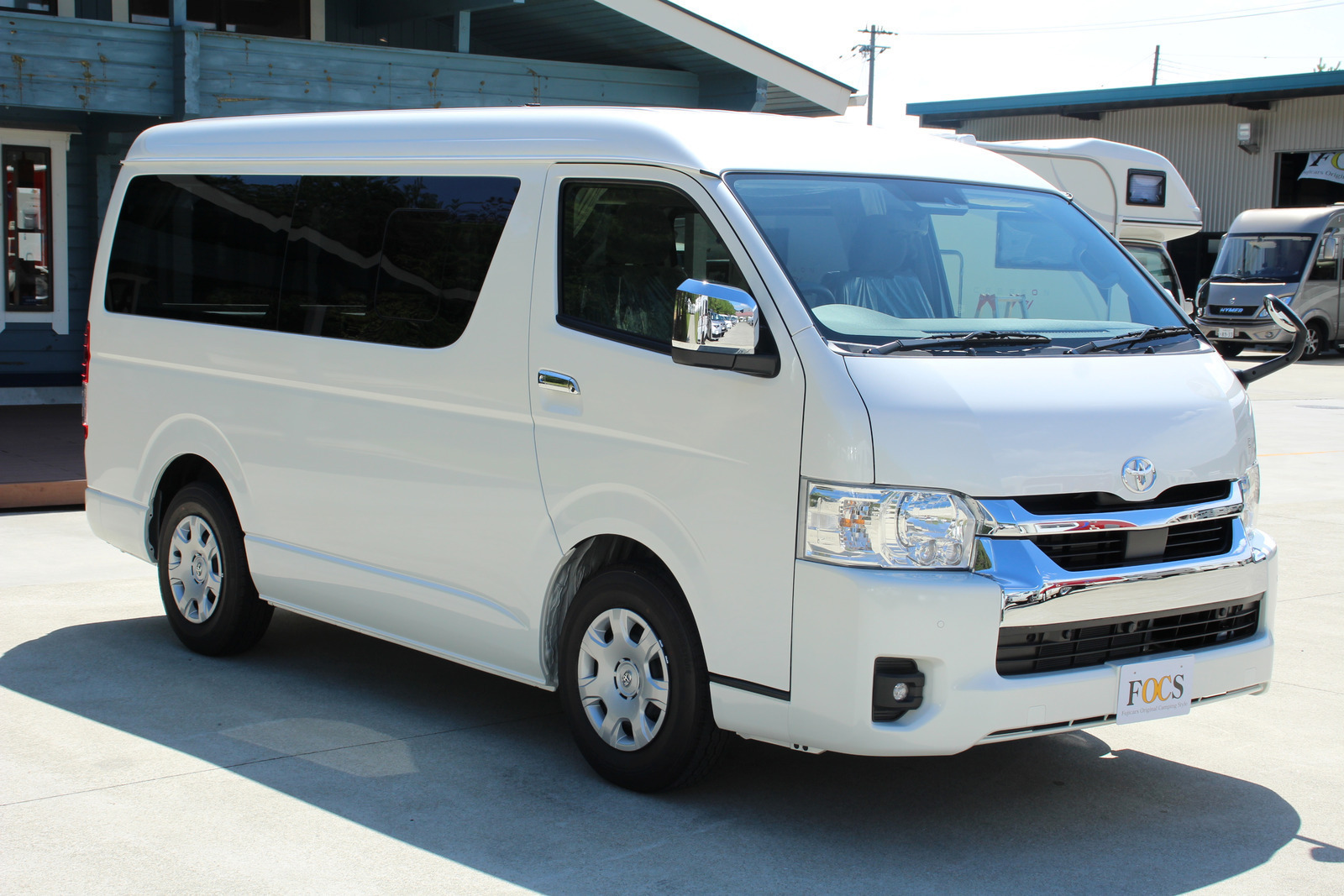 キャンピングカー バンコン ﾊｲｴｰｽ FOCS FIKA 展示車 新規ｵｰﾀﾞｰ受付中