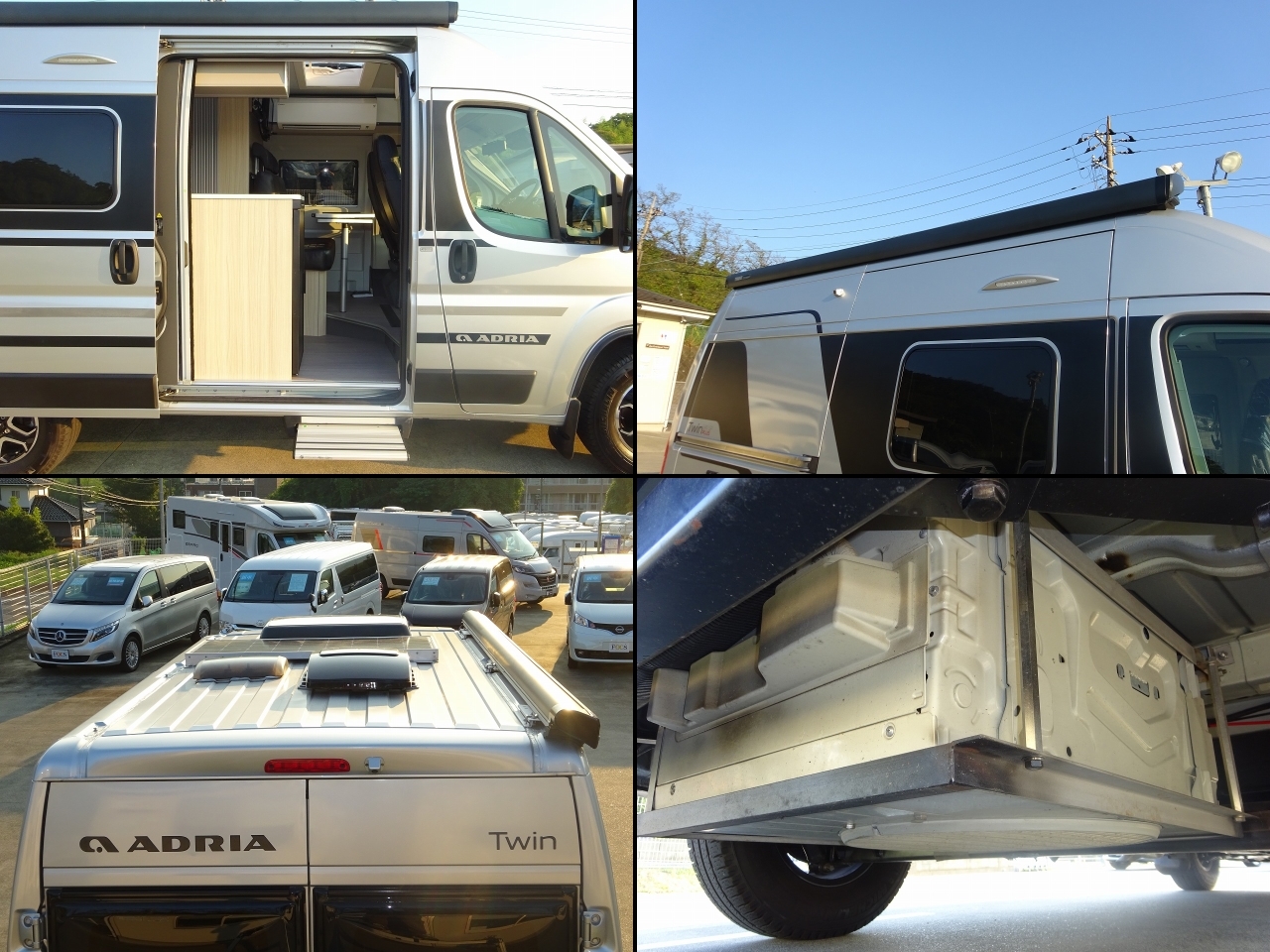 キャンピングカー バンコン ﾃﾞｭｶﾄ ｱﾄﾞﾘｱ ﾂｲﾝ540SP 9AT 家庭用AC