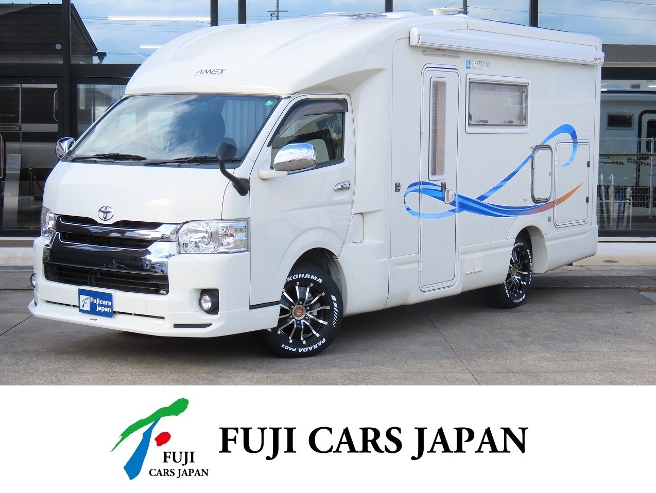 キャンピングカー キャブコン ハイエース アネックス リバティNS 家庭用エアコン4WD