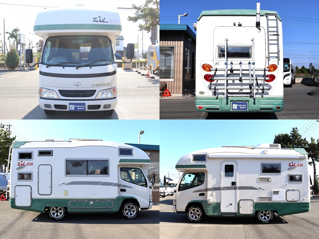 キャンピングカー キャブコン ｶﾑﾛｰﾄﾞ ﾊﾞﾝﾃｯｸ ｼﾞﾙ520 ﾙｰﾌｴｱｺﾝ