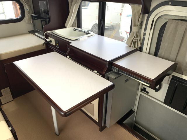 キャンピングカー キャブコン AZ-MAX ｴﾑﾎﾙｰｳﾞｧ ﾎﾟｯﾌﾟUP FFﾋｰﾀｰ