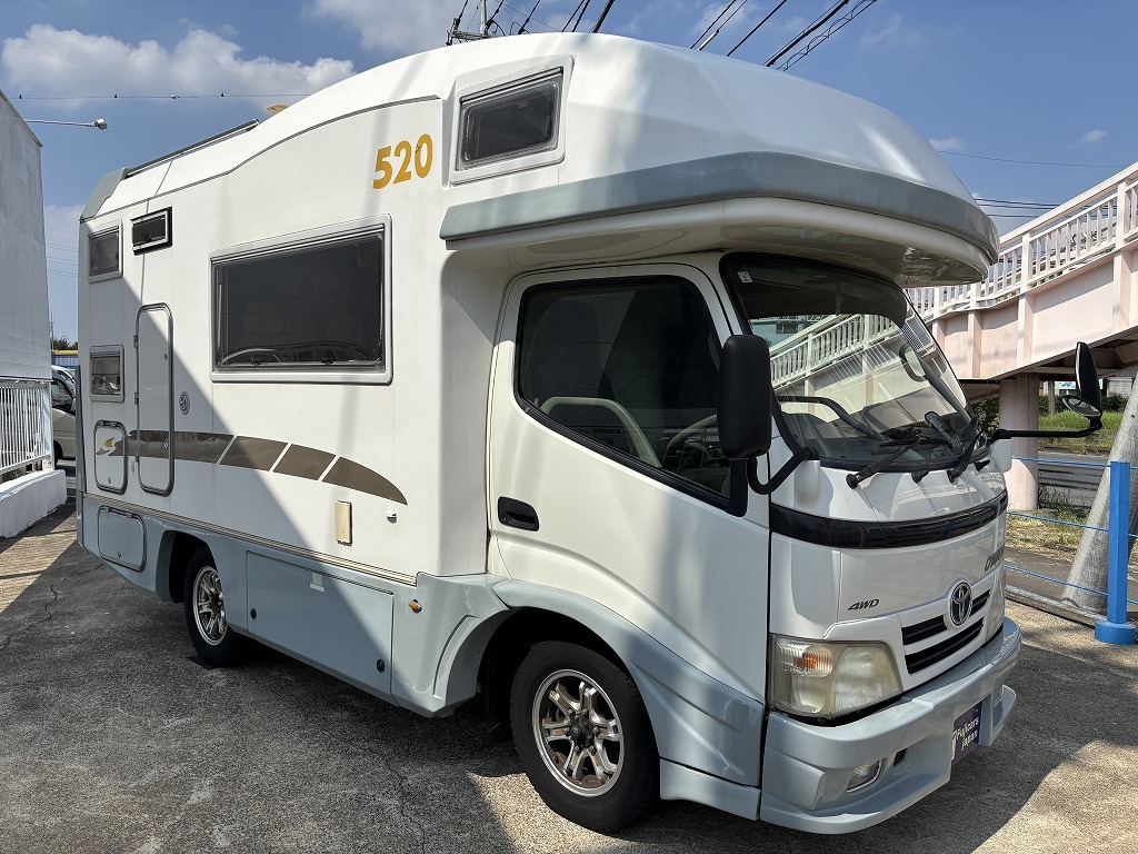 キャンピングカー キャブコン ｶﾑﾛｰﾄﾞ ﾊﾞﾝﾃｯｸ ｼﾞﾙ520 4WD