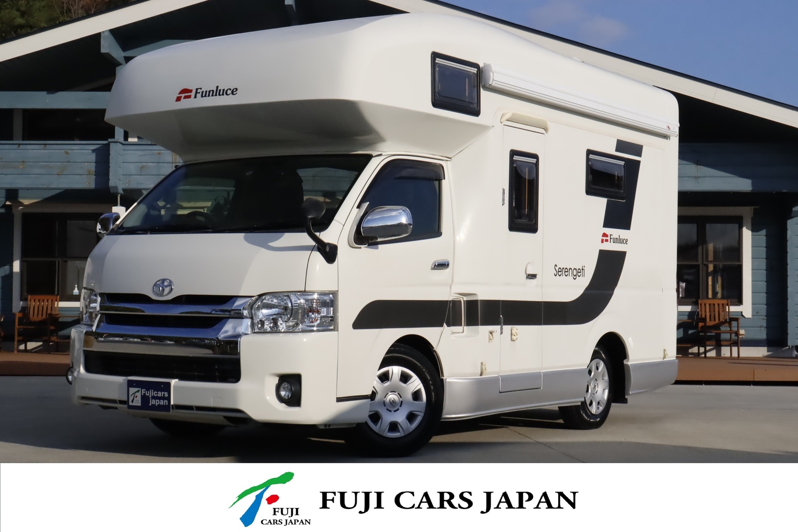 キャンピングカー キャブコン ハイエース ファンルーチェ セレンゲティ