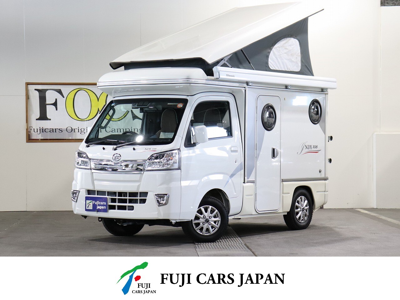 キャンピングカー 軽キャンパー ハイゼット 東和 インディ108 4WD　1オーナー