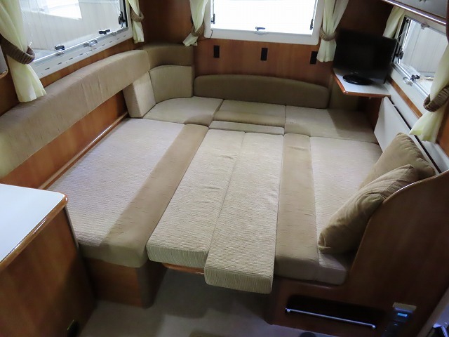 キャンピングカー キャブコン ｶﾑﾛｰﾄﾞ ﾊﾞﾝﾃｯｸ ｼﾞﾙ480ｽｷｯﾌﾟ家庭用AC