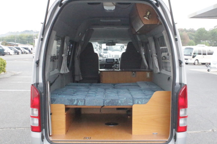 キャンピングカー バンコン ﾊｲｴｰｽ ﾋﾞｰｸﾙ ｵﾌﾟﾄ　冷蔵庫　FF