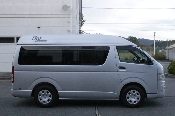 キャンピングカー バンコン ﾊｲｴｰｽ ﾋﾞｰｸﾙ ｵﾌﾟﾄ　冷蔵庫　FF