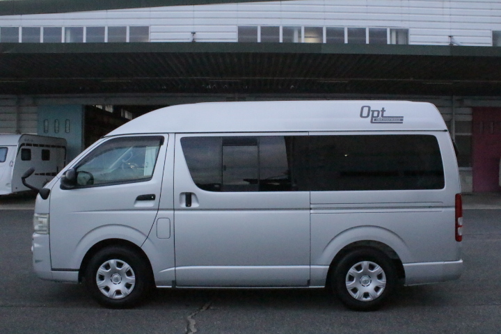 キャンピングカー バンコン ﾊｲｴｰｽ ﾋﾞｰｸﾙ ｵﾌﾟﾄ　冷蔵庫　FF