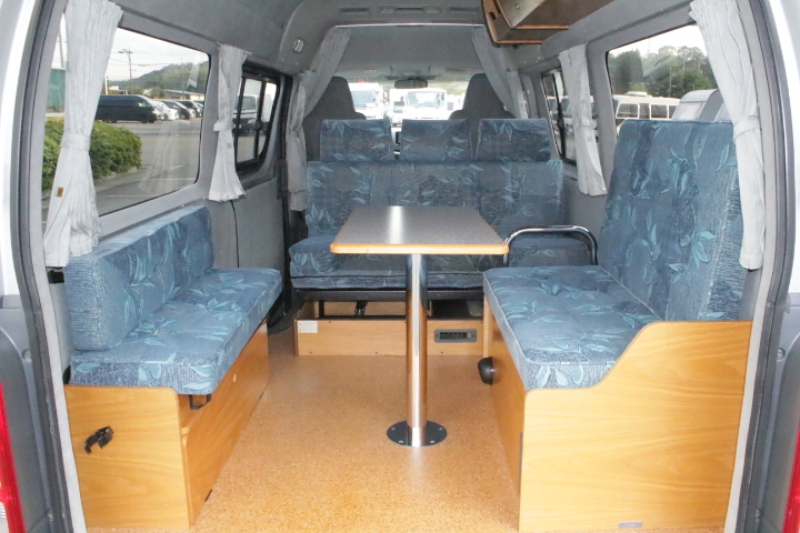 キャンピングカー バンコン ﾊｲｴｰｽ ﾋﾞｰｸﾙ ｵﾌﾟﾄ　冷蔵庫　FF