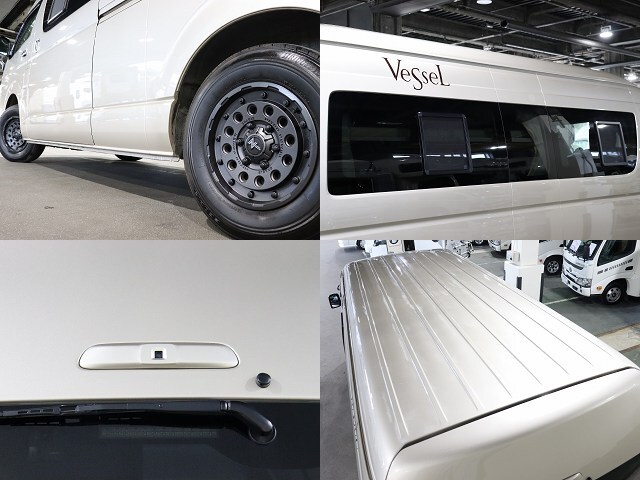 キャンピングカー バンコン ﾊｲｴｰｽ ﾋﾞｰｸﾙ ﾍﾞｯｾﾙ 4WD　ﾕｰｱｲ足回り