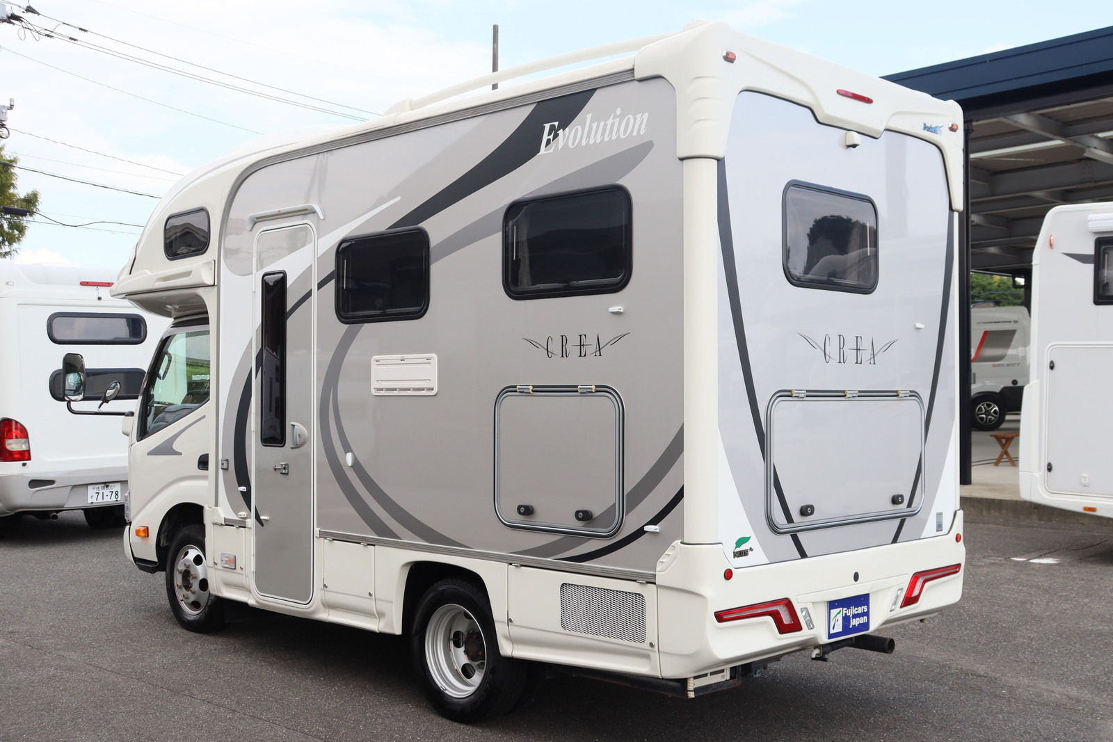 キャンピングカー キャブコン ｶﾑﾛｰﾄﾞ ﾅｯﾂRV ｸﾚｱ5.0XXｴﾎﾞﾘｭｰｼｮﾝ