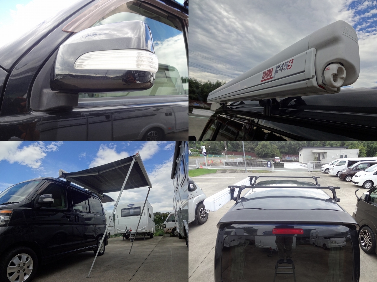 キャンピングカー 軽キャンパー ｱﾄﾚｰ Dｸﾗﾌﾄ 楽旅 4WD　ｵｰﾆﾝｸﾞ　ｻﾌﾞBT