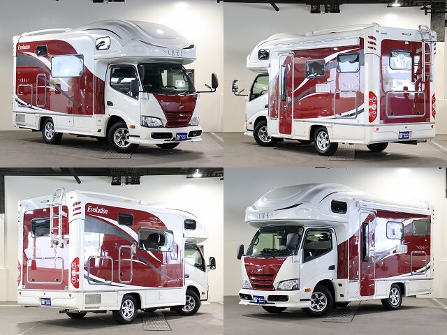 キャンピングカー キャブコン ｶﾑﾛｰﾄﾞ ﾅｯﾂｸﾚｱ5.3Xｴﾎﾞ 4WD　FF　AC