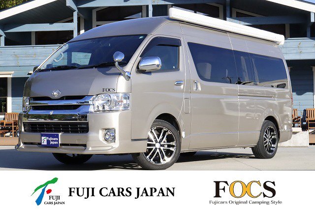 キャンピングカー バンコン ハイエース FOCS アリゼ FFヒーター オーニング