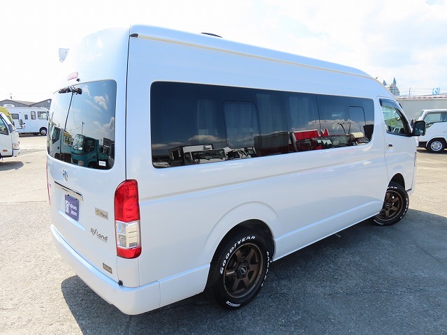 キャンピングカー バンコン ﾊｲｴｰｽ ﾚｸﾋﾞｨ ﾌﾟﾗｽDD 家庭用ｴｱｺﾝ 4WD