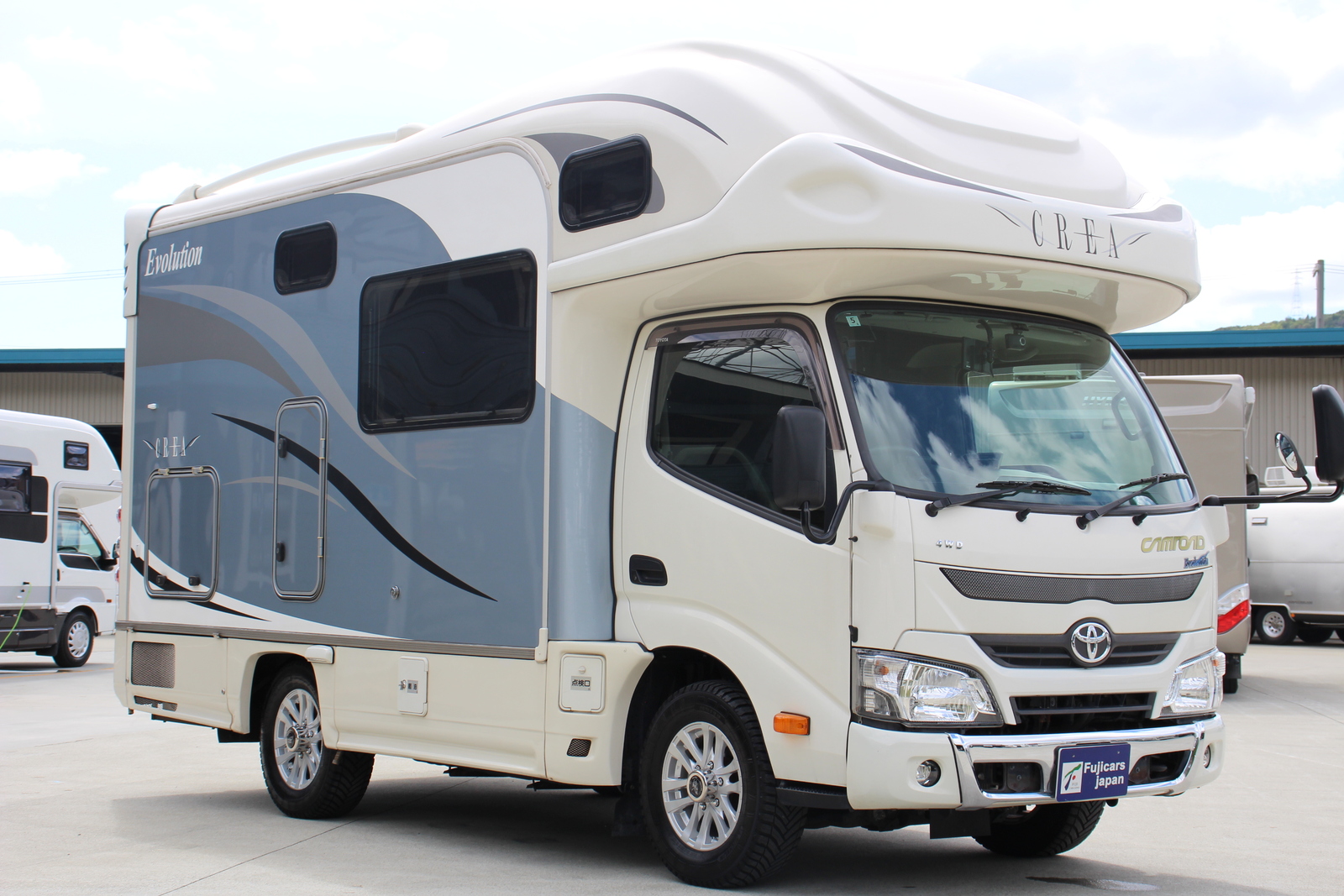 キャンピングカー キャブコン ｶﾑﾛｰﾄﾞﾅｯﾂRVｸﾚｱ5.3Zｴﾎﾞﾘｭｰｼｮﾝ4WD