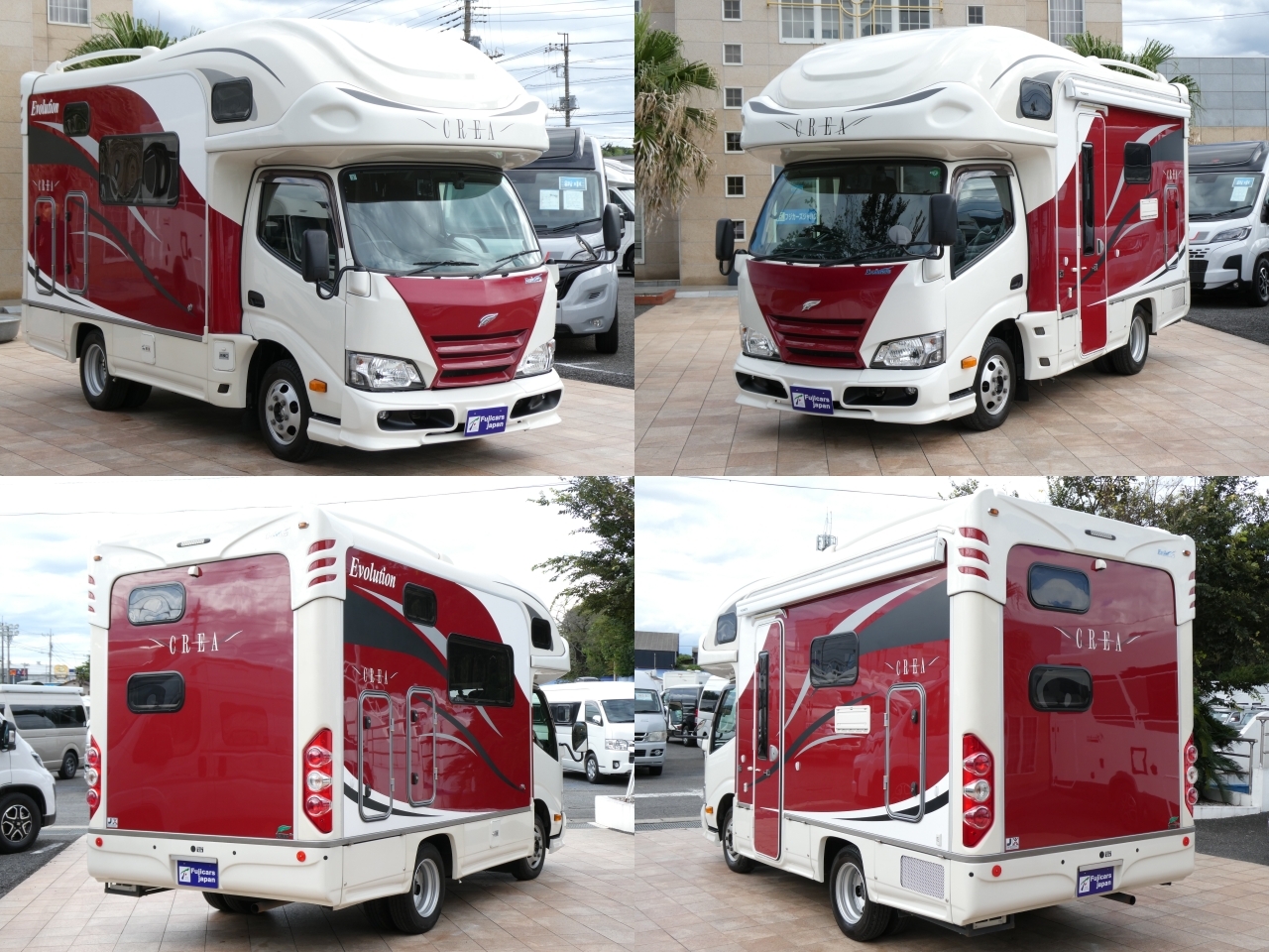 キャンピングカー キャブコン ﾅｯﾂRV ｸﾚｱ5.0Wｴﾎﾞﾘｭｰｼｮﾝ　ﾘｱWﾀｲﾔ