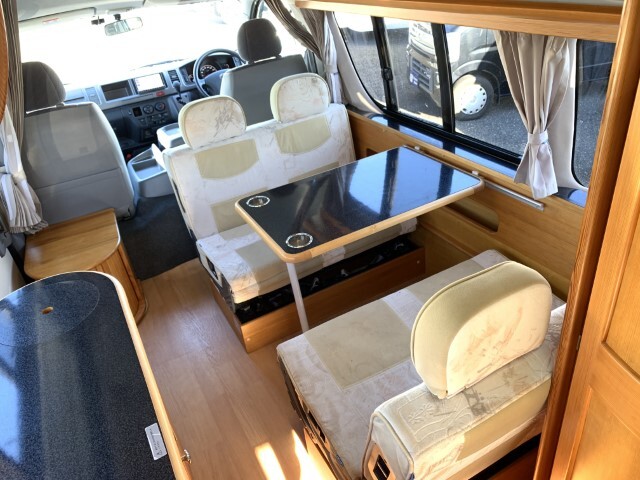 キャンピングカー バンコン ﾊｲｴｰｽ AZ-MAX ｶｰﾒﾙSL3 4WD 顔替