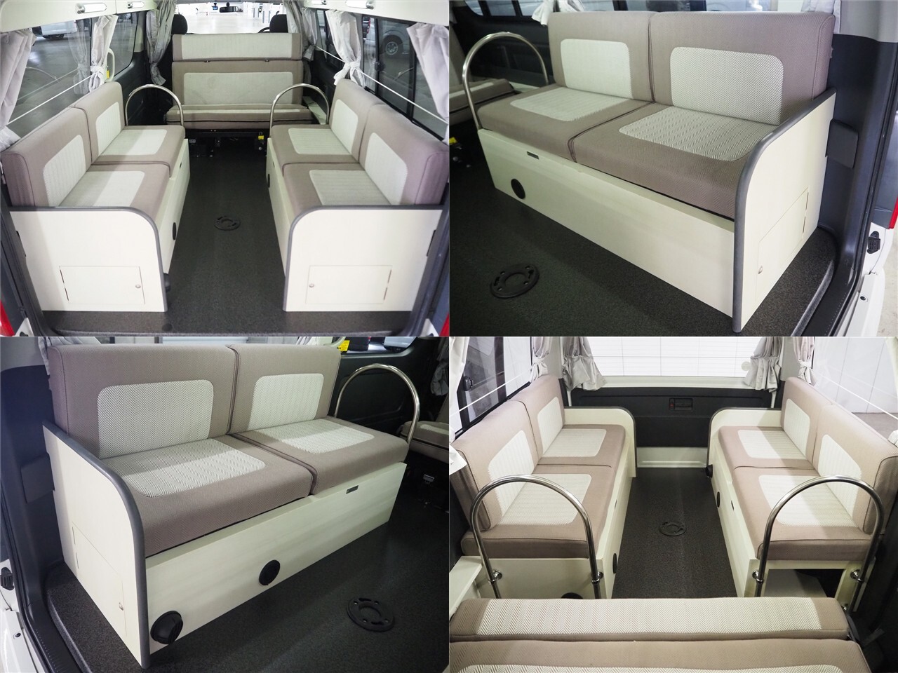 キャンピングカー バンコン ﾊｲｴｰｽ ﾅｯﾂRV ﾄﾗｲｱﾙ ﾀｲﾌﾟA 4WD　FF