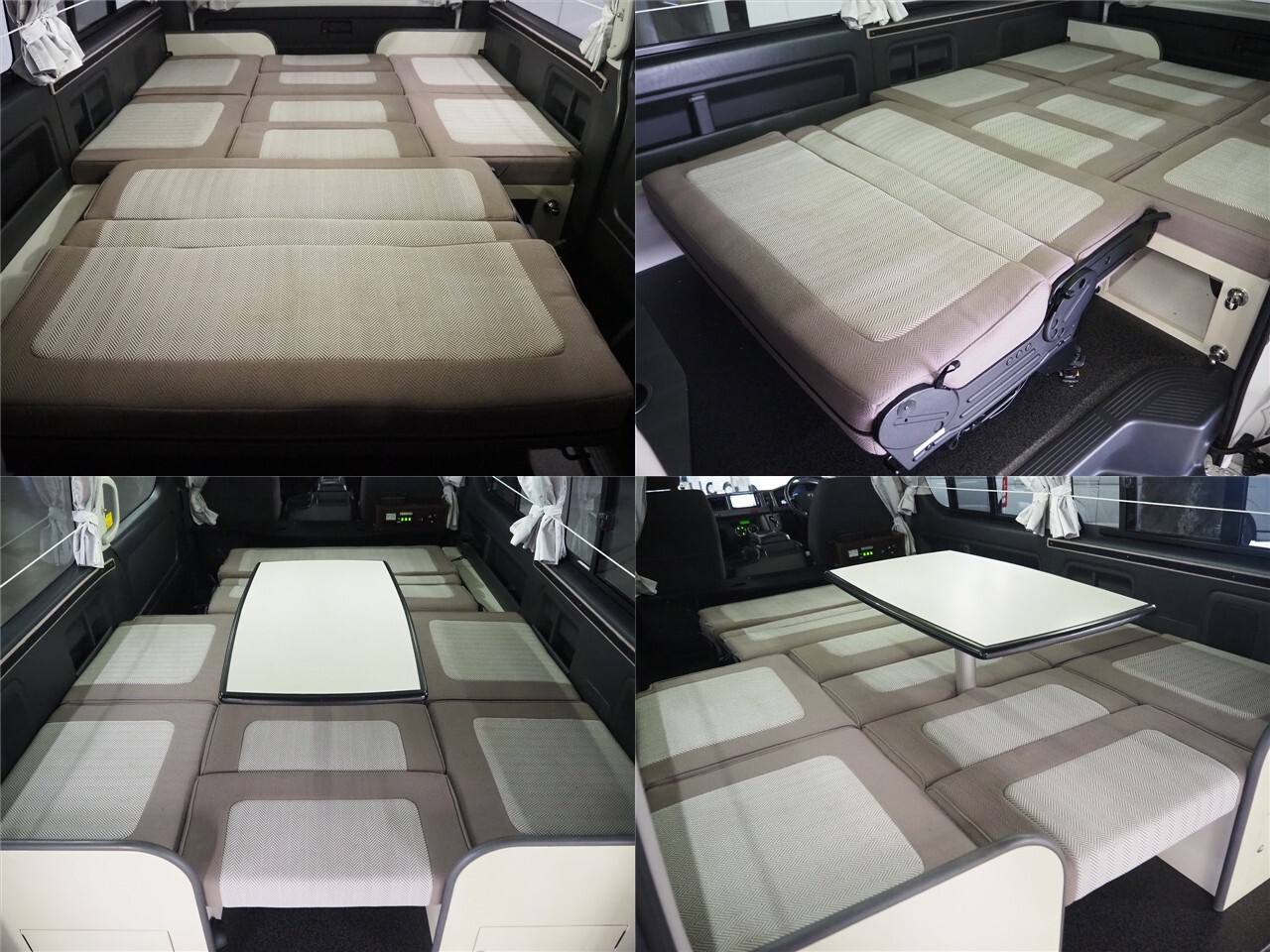 キャンピングカー バンコン ﾊｲｴｰｽ ﾅｯﾂRV ﾄﾗｲｱﾙ ﾀｲﾌﾟA 4WD　FF