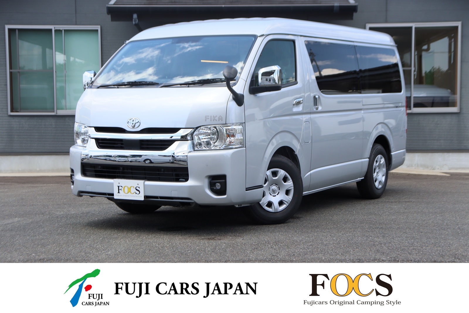 キャンピングカー バンコン ハイエース FOCSフィーカ 展示車 新規オーダー受付中