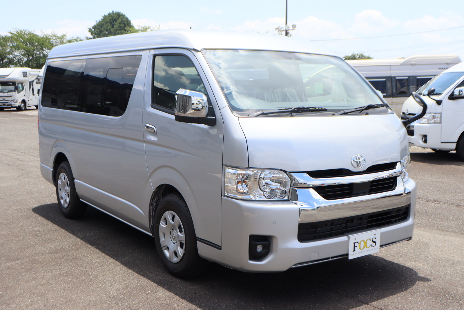 キャンピングカー バンコン ﾊｲｴｰｽ FOCSﾌｨｰｶ 展示車 新規ｵｰﾀﾞｰ受付中