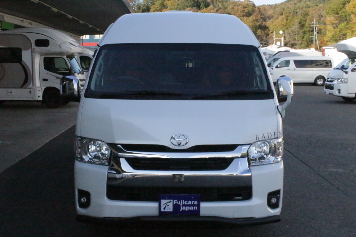 キャンピングカー バンコン　ハイエース  ﾄｲﾌｧｸﾄﾘｰ　ﾊﾞｰﾃﾞﾝｸﾞﾗﾝﾃﾞ　家庭用ｴｱｺﾝ　FF