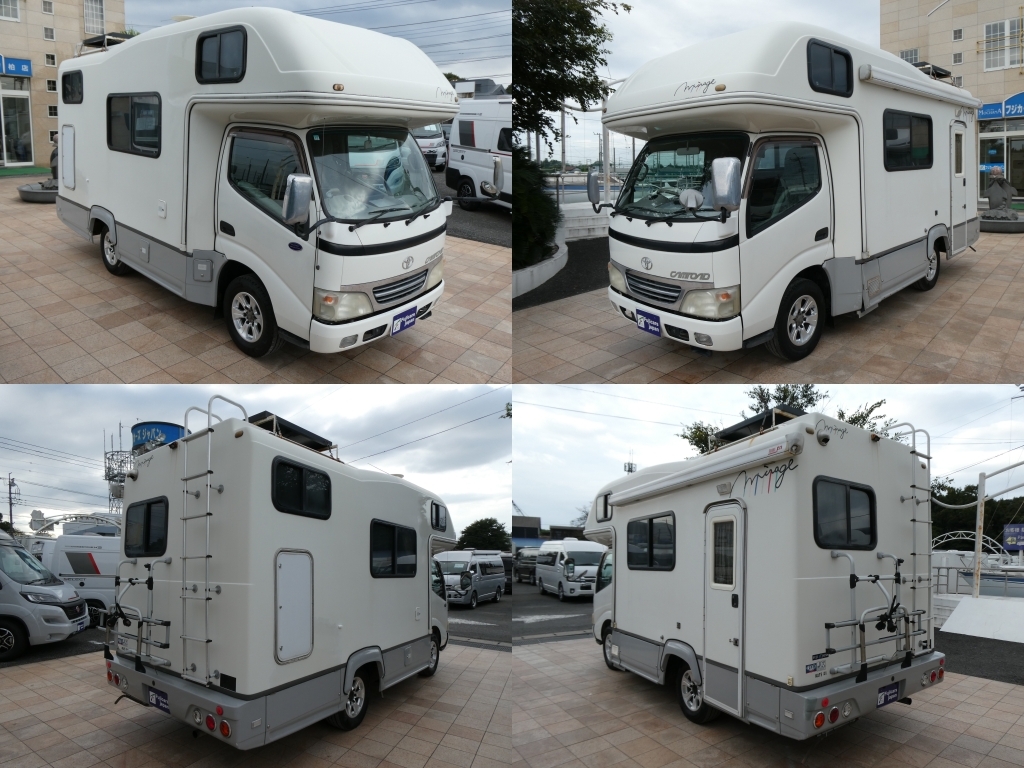 キャンピングカー キャブコン ﾅｯﾂRV ﾐﾗｰｼﾞｭ　2.5Lﾃﾞｨｰｾﾞﾙ　窓ｸｰﾗｰ　FF