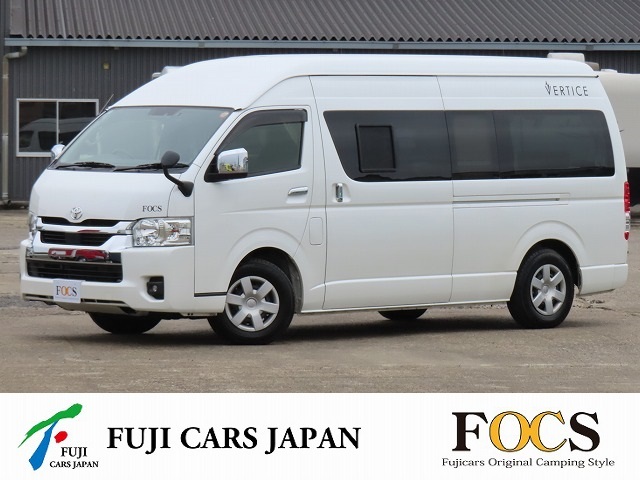 キャンピングカー バンコン ハイエース FOCS ヴェルティス 出窓 冷蔵庫